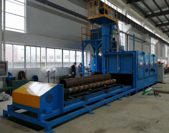 平凉喷砂机在管道除锈中的现场施工应用